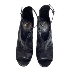 Brian atwood Black High Heels With Open Toe